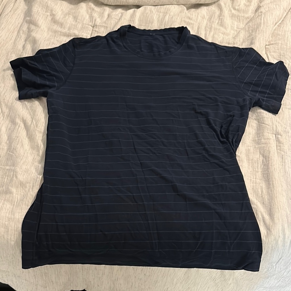 Lululemon Athletica Blue Short Sleeve Tee Casual Comfort